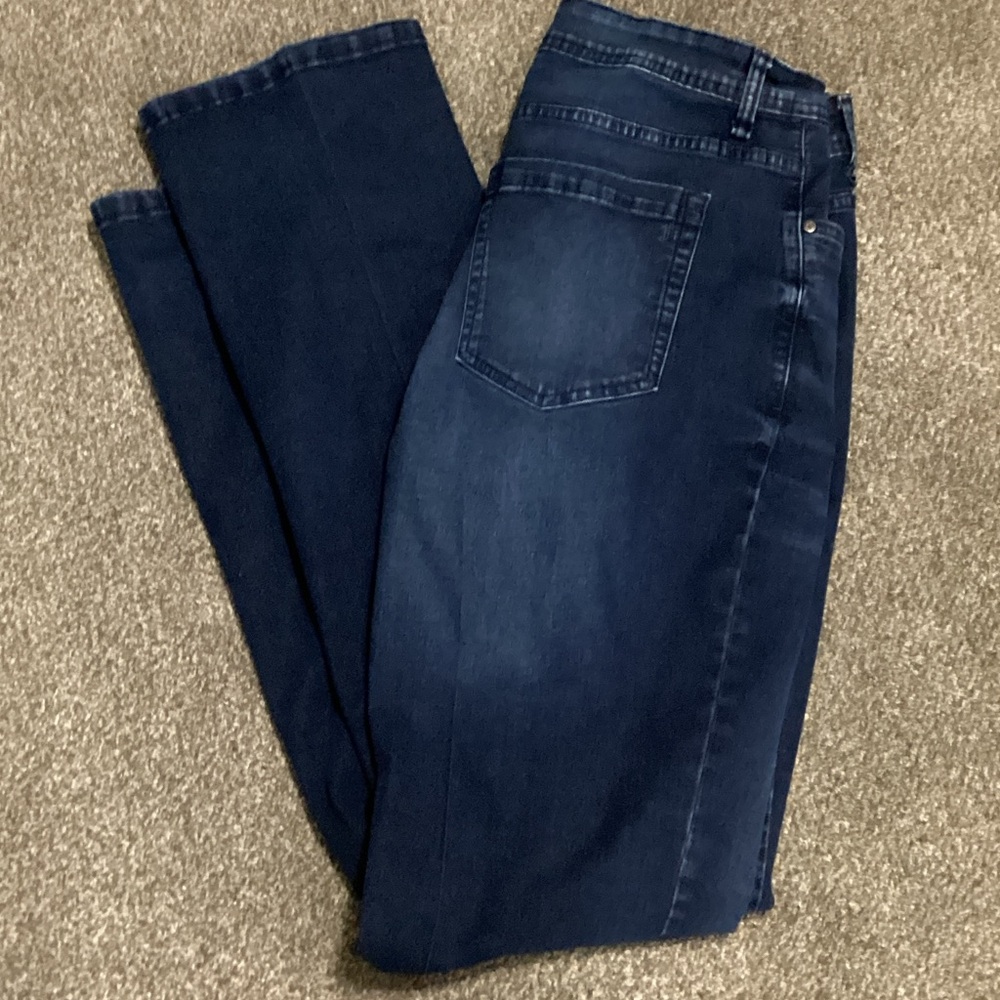 Classic Bootcut Jeans in Navy Blue